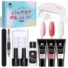 Kits nee jolie 11pc extension kit de gel à ongles avec moule à ongles