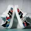 Sneakers xzvz kinderen sneakers lichtgewicht kinderschoenen md schokabsorptie niet -slip alleen casual schoenen pu lederen bovenste jongens sneakers