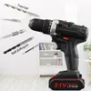 21v Impact Drill avec Brossed 1500 tr / min Mini Wireless Power House Tools Lithium Battery Charging Electric 240407