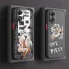 OP-ONOPIECE Luffys Gear 5 per OPPO Realme GT NEO Q5 Q3S Q3T Master 8 7 6 Lite Pro Frosted Translucent Hard Telefono Case