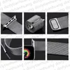 Milanes Loop Armband Correa -Gurte für Apple Watch Ultra 49mm Bandreihe 8 7 6 Se 5 41 mm 45 mm 44 mm 42 mm Edelstahl Metallmagnetgurt fit iwatch 4 3 2 1 38mm 40 mm