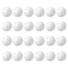 24pcs pratiquer des balles, balles perforées blanches portables Balles de baseball de pickleball balles pratiquer des balles pour le golf Florball