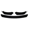 Matte Black For Chevy Camaro 2015-2021 Front Bumper Lip Body Kit Spoiler Splitters Protector Cover Guard Deflector Lips