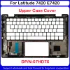 Çerçeveler Dell Latitude 7420 E7420 Dizüstü Bilgisayar Yedek Palmiye Üst Kapak Kılıfı LCD Arka Kapak 07HD7X 0PGD02