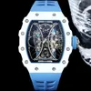53-01 Montre de Luxe Luxury Watch Relojes 51x43x16mm Tourbillon Movement Mechanical Movement Men Watchs Orgelli da polso
