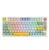 Claviers Epomaker Theory Th80 75 Swappable RGB 24HZBLUETOOTH 50 TIRE MÉCANIQUE CLAVIER MDA PBT KEYCAPSP CONTRÔLE ANSI 2430173