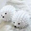 2st Anti Winding Soft Clothes Tvättboll för torktumlare PVC Hedgehog Shape Home Cleaning Tool Wash Accessory Washing Machine Ball