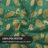 Tischtuchkiefernkegel und Holly Tischdecke Goldpflanzen im Freien runden Cover Retro Custom für Hochzeits Geburtstagsfeier