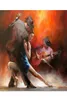 Modern Spanish Dancer Paintings Tango Argentino With Music Handmade Willem Haenraets Canvas Art For Home Decoration Gift2285555