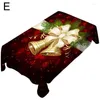 Masa bezi Noel yemek sandalye slipcovers çan stili streç kapaklar için oda yıkanabilir çıkarılabilir koltuk