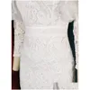 Urban Sexy Dresses Aomei Lace Dress Bodycon Women Midi Puffy Long Sleeve Retro Elegant Summer Party Birthday Bridesmaid Outfits Event Dhdgp