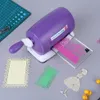 Calco -te Dies Macchina Scrapbooking Messicing Cartome Cascero Esclossing Die Cut Machine con 2 piastre per l'arredamento dell'album