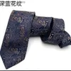 Neck Ties Tie mens formal dress business 8cm wide champagne stripe dot professional shirt tie hand tie Korean weddingQ