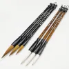 60 Pcs Hair Brush Pen Chinese Calligraphy Painting Brush Pen Bamboo Script Writing Brushes