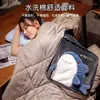 Filtar Cartoon Throw Pillow Quilt Dual Användning 2-i-1 broderi Luftkonditionering Bil Anpassningsbar Office-filt
