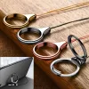 2 in 1 360 Grad Finger Ring Lanyard für Mobiltelefone Universal Metal Mobile Halter Metal Stand Ring Hang Seil Telefonzubehör