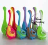 Water Monster Silicone Water Pipe With Galss Bowl Flexible Smoking Pipe Good Grade Silicon Colorful Silicon Bongs9047510