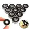 10шт-подшипники скейтборд Scooter Ball Balling Barging Miniature Roller Roller Deep Groove Ball подшипники 608zz 608-2r 626zz 6 608 RS