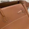 Bola superior Bola grande marca de designer HAC 40cm 50cm Mens Brown cor marrom bolsa de luxo totalmente costura artesanal com linha de cera Togo BK couro genuíno S35Y