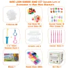 4500+ Rubberen bandarmband Making Kit, Rubber Loom Bands Refill Set, Friendship armbanden maken Kit geschenken voor meisjes in de leeftijd van 8-12