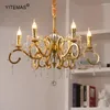 Chandeliers Bedroom Crystal Chandelier Gold Living Room Pendant Dining Kitchen Hanging Lights 3/6/8 Socket 2024 Design