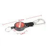 Duikuitrusting Retractor met Snap Clip Torch Holder Diving intrekbaar lanyard