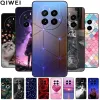 Pour Realme 12 Pro + 5G COURTURE SILICONE SILICONE LURXE COUVERTURE DU REALME 12 PRO PLUS 5G TPU COQUE CATS CATS FUNDA Shell 6.7 ''