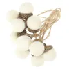 Vases 10 Pcs Halloween Garland Felt Acorn Bunches Festival Pendents Lovely Christmas Pendants White Scene Decors