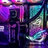 Охлаждение мод ПК корпус RGB осветительная панель, индивидуальная боковая графическая пластинка Argb компьютерные игры, украшенная тарелка 5 В 12 В красочная аура синхронизация