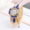 Wristwatches Fashion Women Watch With Shiny Diamond Ladies Casual Bracelet Crystal Watches Relogio Feminino