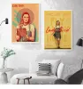 Film di casa drammatico Lady Lady Bird Retro Poster personaggio Kraft Paper Diy Vintage Room Bar Bar Cafe Decor Aesthetic Wall Painting