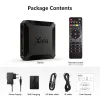 Caixa X96Q Android 10 TV Box Allwinner H313 2GB 16GB 2.4GHz WiFi 4K Player Player para Google Gaming 3D Video Smart TV Top Box Top Box