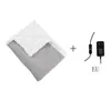 Blankets Heated Blanket Soft Electric Machine Washable For Home Travel Office Tan Throw