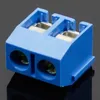 20st/Lot KF301-2P KF301-5.0-2P KF301 Skruv 2PIN 5.0 mm RACH PIN PCB SCREW Terminal Block Connector Blue and Green