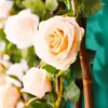 Decoratieve bloemen 1 stks Rose kunstmatige wijnstok diy bruiloft decoratie lente herfst nep bloem thuiskamer decor muur hangende slinger planten