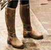 Stivali da donna Western Fashion 802 Teli invernali di qualità in pelle scamosciata in pelle scamosciata Long Comfort BOTINES MUJER TIGHT HIGHT BOTAS 240407