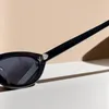 A103 Vendi ovali acetato di neri occhiali da sole da sole da sole Designer di marca di lusso Vintage Party Aesthetic Fashion Weird Sun Glasses