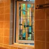 Naklejki okienne efekt malowania sztuki na Windows Film No-klee 3D Bignaines BIDATION GLASS SZKLE PRZECIWKO 40/45/50/60/70/80 100CM