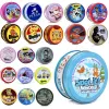 36Styles Dobble Cards Speat It Game Double Juego Card Toy с металлической коробкой Red Sports Animals Jr Hip Board Game Holidays