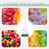 Vases 3 Pcs Candy Bottle Storage Bottles Sugar Plastic Food Containers Clear Festival Cookie Jar Biscuits