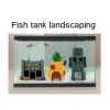 Cute Aquarium Resin Castle Fish Tank Decorations Castle Tower Ornaments Fish Tank Hiding Cave Aquarium Accessories Decoration