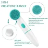 Limpador de silicone elétrico Cleanser de limpeza de limpeza à prova d'água Face Sonic Face Pore Cleanser Face Washer