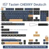 Accessori Chiavi personalizzate personalizzate XDA Profilo Profilo ciliegia PBT Castino set di tappeti per GMK Cherry MX Tastiera meccanica tedesca