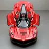 132 Schaal Legering Model Auto Toys Diecasts Voertuigmodel met licht en geluid Pull Back Super Sport CAR voor kinderverjaardagsgeschenken 240409