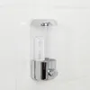 Flytande tvåldispenser 500 ml badrum väggmontering dusch schampo flasklotion containerhållare non perforated el toliet
