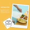 Bowls Oita Stainless Steel Plate Kitchen Tableware Household Compartment Lunch Tray Divided Dish