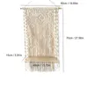 Tapestries hangende plantenplank wandplanter hanger voor planten handgemaakt boho -stijl decor met prachtig macrame touw en