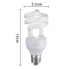 Lâmpada de répteis de PET UVB E27 5.0 10.0 13W Ultra-Violet Bulb Lâmpada Lâmpada de Lâmpada de Lâmpada para Anfíbios Tartarugas Tarurs Lagartes Cobra