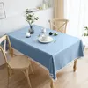 Table Cloth Rectangle Tablecloth Waterproof Stain Resistant Decorative Cover For Kitchen Dining Party Wedding 55''x 86''