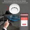 OneNuo Tuya WiFi Smoke Detector Sensor Photoelectric Fire Alarm Home Kitchen Security System Work with Smart Life App
